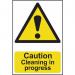 Caution Cleaning Inprogress - Sapp (200 X 300 Mm) 423127