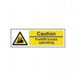 Caution Fork Lift Trucksoperating - Sav (300 X 100 Mm) 423132
