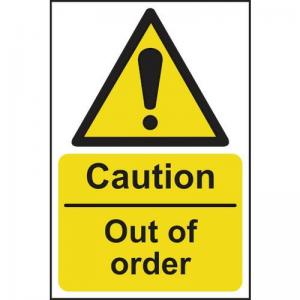 Caution Out Of Order - Sav 400 X 600mm 423153