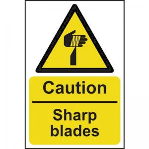 Caution Sharp Blades - Sav 200 X 300mm 423159