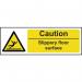 Caution Slippery Floorsurface - 1.2 mm Recyclable Pp (600 X 200 Mm) 423161