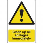 Clean Up All Spillagesimmediately - Sapp (200 X 300 Mm) 423180
