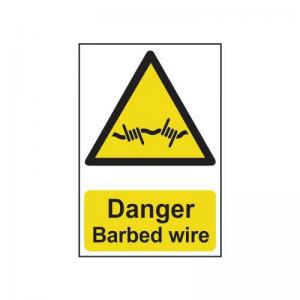 Danger Barbed Wire - Sapp 200 X 300mm 423186