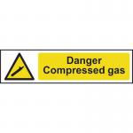 Danger Compressedgas - Sapp (200 X 50 Mm) 423188