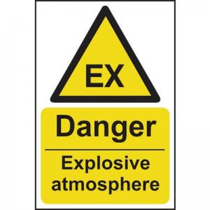 Danger Explosive Atmosphere - Sav 200 X 300mm 423192