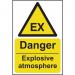 Danger Explosive Atmosphere- Sav (200 X 300 Mm) 423192