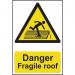 Danger Fragile Roof- Sapp (200 X 300 Mm) 423201