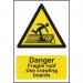 Danger Fragile Roof Usecrawling Boards - Pp (400 X 600 Mm) 423203