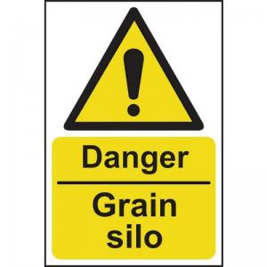 Danger Grain Silo - Corex 200 X 300mm 423204