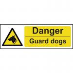 Danger Guard Dogs- 1.2 mm Recyclable Pp (300 X 100 Mm) 423208