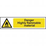 Danger Highly Flammablematerial - Sapp (200 X 50 Mm) 423224