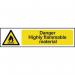 Danger Highly Flammablematerial - Sapp (200 X 50 Mm) 423224