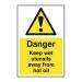 Danger Keep Wet Utensilsaway From Hot Oil - Sapp (200 X 300 Mm) 423228