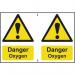 Danger Oxygen - Sappdanger Oxygen - Sapp (150 X 200 Mm) Pack of 2 423235