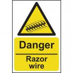 Danger Razor Wire- 1.2 mm Recyclable Pp (200 X 300 Mm) 423239