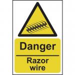 Danger Razor Wire- Sav (400 X 600 Mm) 423242