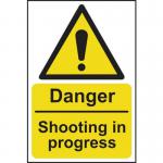 Danger Shooting Inprogress - 1.2 mm Recyclable Pp (200 X 300 Mm) 423243