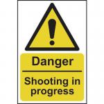 Danger Shooting Inprogress - Sav (200 X 300 Mm) 423245
