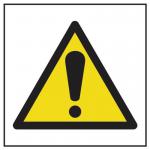 Hazard Warning Symbol- 1.2 mm Recyclable Pp (400 X 400 Mm) 423257
