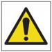 Hazard Warning Symbol- 1.2 mm Recyclable Pp (400 X 400 Mm) 423257