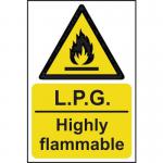 Lpg Highly Flammable- 1.2 mm Recyclable Pp (200 X 300 Mm) 423270