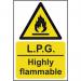 Lpg Highly Flammable- 1.2 mm Recyclable Pp (200 X 300 Mm) 423270