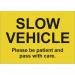 Slow Vehicle - Sav (210 X 148 Mm) 423289