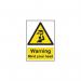 Warning Mind Your Head Sign,1 mm Rigid 1.2 mm Recyclable Pp (148 mm X 210 Mm) 423294