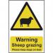 Warning Sheep Grazing Pleasekeep Dogs on Lead - Corex (200 X 300 Mm) 423295