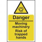 Danger Moving Machinery Riskof Trapped Hands - Sav (200 X 300 Mm) 423309