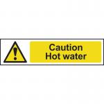 Caution Hot Water- Sapp (200 X 50 Mm) 423314
