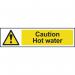 Caution Hot Water- Sapp (200 X 50 Mm) 423314