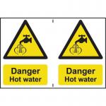 Danger Hot Watersapp (150 X 200 Mm) Pack of 2 423321
