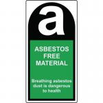 Asbestos Free Material(25 X 50 Mm, Roll of 500 Labels) 423328