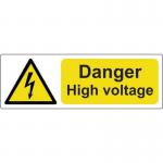 Danger High Voltage- 250 Roll Sav (75 X 25 Mm) 423395