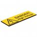 Danger High Voltage -pack of 5 Engraved (75 X 25 Mm) 423398