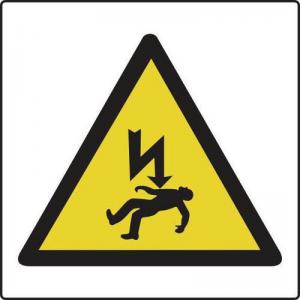 Danger Of Death Symbol - Labels 50 X 50mm Roll Of 250 423403