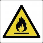Flammable Symbol -labels (50 X 50 mm Roll of 250) 423413