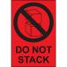 Do Not Stack - Paper Packaginglabels (100 X 150 mm Roll of 1000) 423463