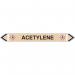 Flow Marker - Acetylene(yellow Ochre - 5 Pack) 423472