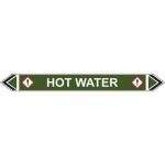 Flow Marker - Hotwater (green - 5 Pack) 423516
