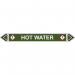 Flow Marker - Hotwater (green - 5 Pack) 423516
