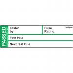 Pat Test Label -250 Roll Sav (50 X 15 Mm) 423571