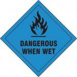 Dangerous When Wet- Sav Diamond (100 X 100 Mm) 423591