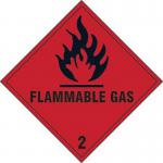 Flammable Gas Class 2 - Sav (100 X 100 Mm) 423600