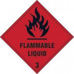 Flammable Liquid Class 3 - Sav (100 X 100 Mm) 423603