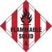 Flammable Solid 4- Sav Diamond (100 X 100 Mm) 423604