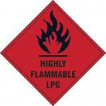 Highly Flammablelpg - Sav (100 X 100 Mm) 423606