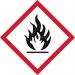 Ghs Flammable Symbol- Sav (100 X 100 Mm) 423644
