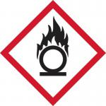 Ghs Oxidising Symbol- Sav (100 X 100 Mm) 423650